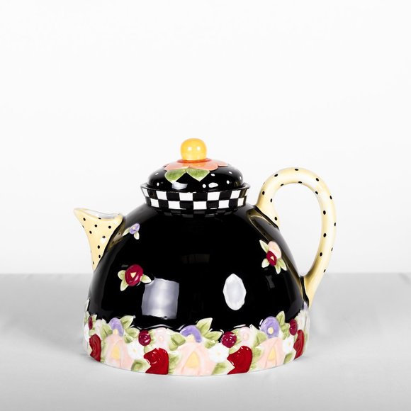 Set of 5 Mary Engelbreit Collectible Tea Pots - Picture 5 of 15